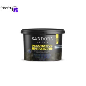 خرید و قیمت رنگ دکوراتیو تار عنکبوتی ته سبز 500 گرمی ساندورا